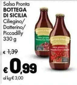 Supermercati Vinci Salsa Pronta Bottega di Sicilia offerta