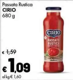 Supermercati Vinci Passata Rustica Cirio offerta