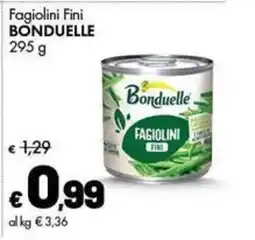 Supermercati Vinci Fagiolini Fini Bonduelle offerta