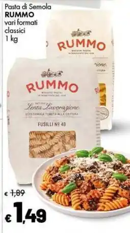 Supermercati Vinci Pasta di Semola Rummo offerta