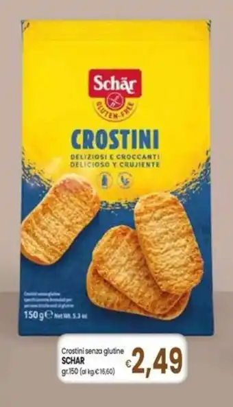 Crostini senza glutine SCHAR