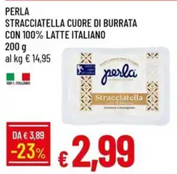 IperFamila Perla Stracciatella cuore di burrata offerta