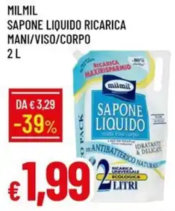IperFamila Sapone liquido ricarica milmil offerta