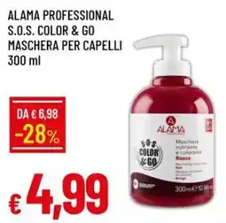 IperFamila Alama professional S.O.S. Color & Go maschera per capelli offerta
