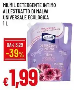IperFamila Milmil detergente intimo all'estratto di malva universale ecologica offerta