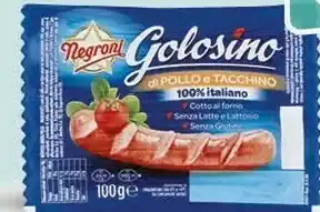 Ok Sigma Golosino pollo e tacchino teneri würstel dal gusto delicato 100 g(ml) offerta