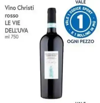 Vino Christi rosso LE VIE DELL'UVA