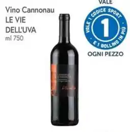 Famila Vino Cannonau Le Vie Dell'Uva offerta