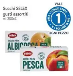 Famila Succhi SELEX gusti assortiti offerta