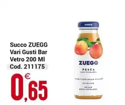 Centro Cash Succo ZUEGG offerta