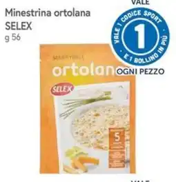 Famila Minestrina ortolana SELEX offerta