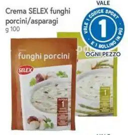 Famila Crema SELEX funghi porcini offerta