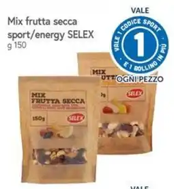 Famila Mix frutta secca sport/energy SELEX offerta