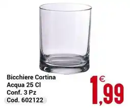 Centro Cash Bicchiere Cortina offerta