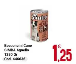 Centro Cash Bocconcini Cane SIMBA Agnello offerta