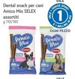 Famila Dental snack per cani Amico Mio SELEX offerta