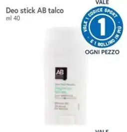 Famila Deo stick AB talco offerta