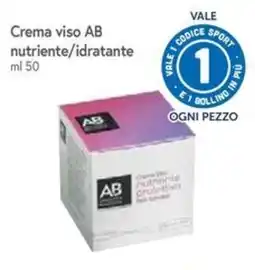 Famila Crema viso AB nutriente/idratante offerta