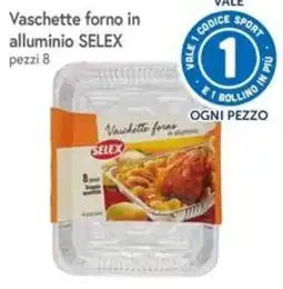 Famila Vaschette forno in alluminio SELEX offerta