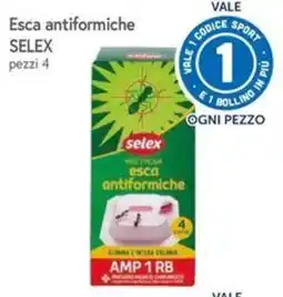Famila Esca antiformiche Selex offerta