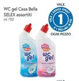 Famila WC gel Casa Bella SELEX offerta