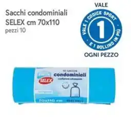 Famila Sacchi condominiali SELEX offerta