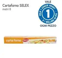 Famila Carta forno SELEX offerta