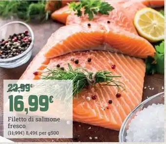 Filetto di salmone fresco