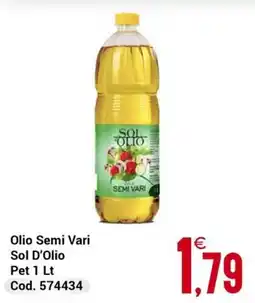 Centro Cash Olio Semi Vari Sol D'Olio offerta