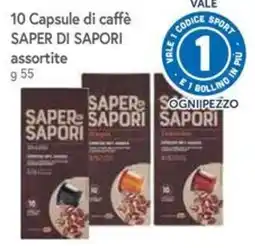 Famila Capsule di caffè Saper di Sapori assortite offerta