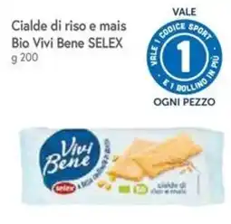 Famila Cialde di riso e mais Bio Vivì Bene SELEX offerta