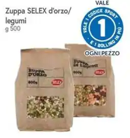 Famila Zuppa SELEX d'orzo/legumi offerta