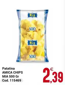 Centro Cash Patatina AMICA CHIPS MIA offerta