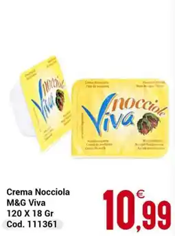 Centro Cash Crema Nocciola M&G Viva offerta