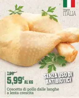 Banco Fresco Coscetta di pollo dalle langhe a lenta crescita offerta