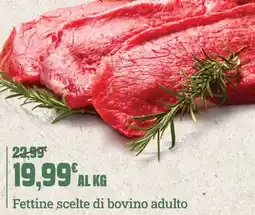 Banco Fresco Fettine scelte di bovino adulto offerta
