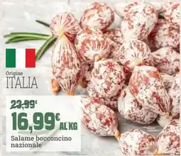 Banco Fresco Salame bocconcino nazionale offerta