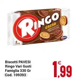 Centro Cash Biscotti Pavesi Ringo Cacao offerta
