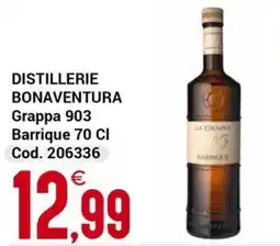 Centro Cash Distillerie Bonaventura Grappa 903 Barrique offerta