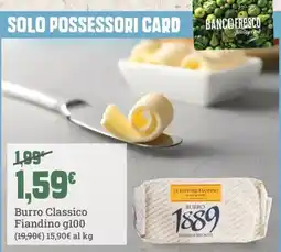 Banco Fresco Burro Classico Fiandino offerta