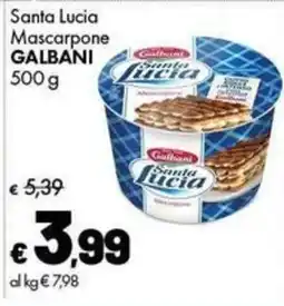 Supermercati Vinci Santa Lucia Mascarpone Galbani offerta