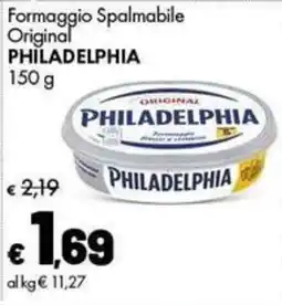 Supermercati Vinci Formaggio Spalmabile Original Philadelphia offerta