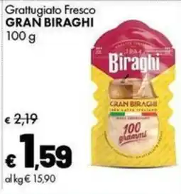 Supermercati Vinci Grattugiato Fresco Gran Biraghi offerta