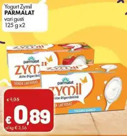 Supermercati Vinci Yogurt Zymil Parmalat offerta