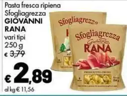 Supermercati Vinci Pasta fresca ripiena Sfogliagrezza Rana offerta
