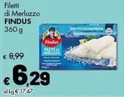 Supermercati Vinci Filetti di Merluzzo Findus offerta