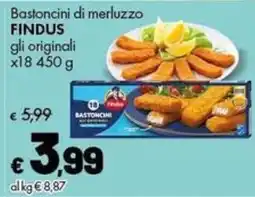 Supermercati Vinci Bastoncini di merluzzo FINDUS offerta
