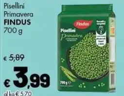 Supermercati Vinci Pisellini Primavera Findus offerta