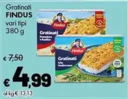 Supermercati Vinci Gratinati Findus offerta