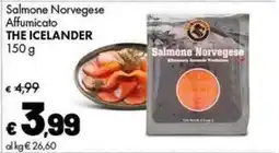 Supermercati Vinci Salmone Norvegese Affumicato THE ICELANDER offerta
